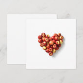 Carte Coeur Apple (Devant / Derrière)