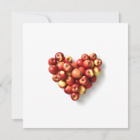 Carte Coeur Apple (Devant)