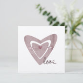 Carte Coeur avec flèche (Debout devant)