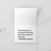 Carte Coeur bénévole (Intérieur)