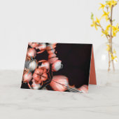 Carte "Coeur blanc en noir du soleil" & Voyage (Fleur jaune)