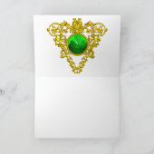 CARTE COEUR CELTIQUE DE LA SAINT-PATRICK (Intérieur)