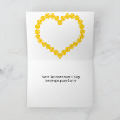 Carte Cœur d'amour de tennis impertinent - Saint-Valenti (Intérieur)