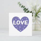 Carte Cœur d'amour Veri Peri (Debout devant)