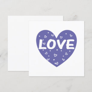 Carte Cœur d'amour Veri Peri