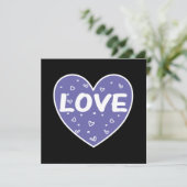 Carte Cœur d'amour Veri Peri (Debout devant)
