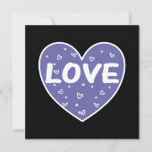 Carte Cœur d'amour Veri Peri (Devant)