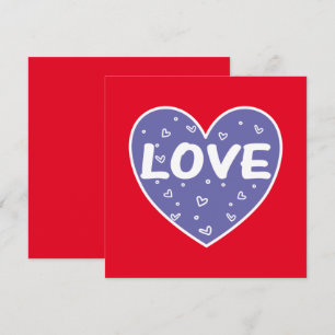 Carte Cœur d'amour Veri Peri