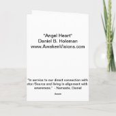 Carte Coeur d'ange (Dos)