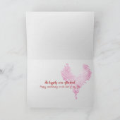 Carte coeur d'anniversaire et baskets (Intérieur)