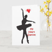 CARTE COEUR DANSES / CHANSONS HEUREUX ANNIVERSAIRE POUR (Fleur jaune)