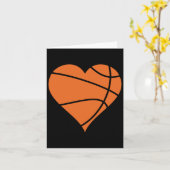 Carte Cœur de basket 2 (Fleur jaune)