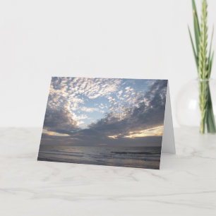 Carte Coeur de citation de bible dans le ciel