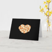 Carte Cœur de Cochon d'Inde Amour | Bébé Cochon d'Inde M (Fleur jaune)