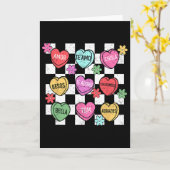 Carte Cœur de conversation de la Saint-Valentin espagnol (Fleur jaune)