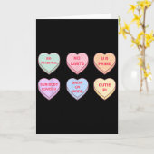 Carte Cœur de conversation de professeur de mathématique (Fleur jaune)