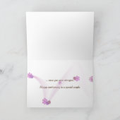 Carte Coeur de corde mariage (Intérieur)