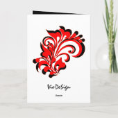 Carte cœur de femme (Dos)