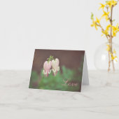 Carte Coeur de Floral-Saignement (Fleur jaune)