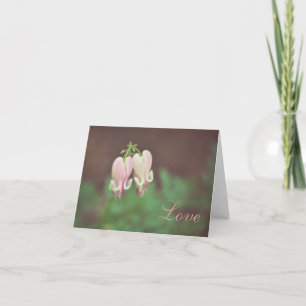 Carte Coeur de Floral-Saignement