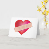 Carte Coeur de guérison (Fleur jaune)