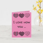 Carte Cœur de la Saint-Valentin  (Fleur jaune)