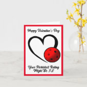 Carte Cœur de la Saint-Valentin de notation de picklebal (Fleur jaune)