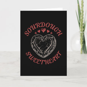 Carte Cœur de levain – Cadeau drôle pour la Saint-Valent