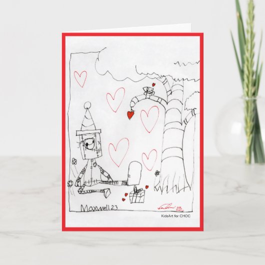 Carte Coeur de Marcenivo - KidsArt pour CHOC (Devant)