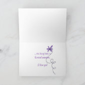 Carte Coeur de musique blanc (Intérieur)