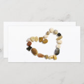 Carte Cœur de pierres (Devant / Derrière)