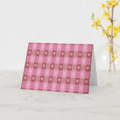 Carte Cœur de plaid de la Saint-Valentin (Fleur jaune)