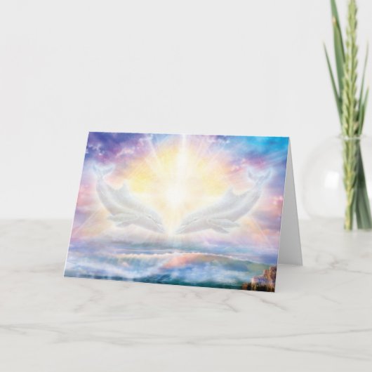 Carte Coeur des dauphins (Devant)