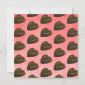 Carte Cœur en chocolat pour la Saint-Valentin (Devant)