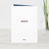 Carte Cœur en diamant bleu argenté romantique (Dos)