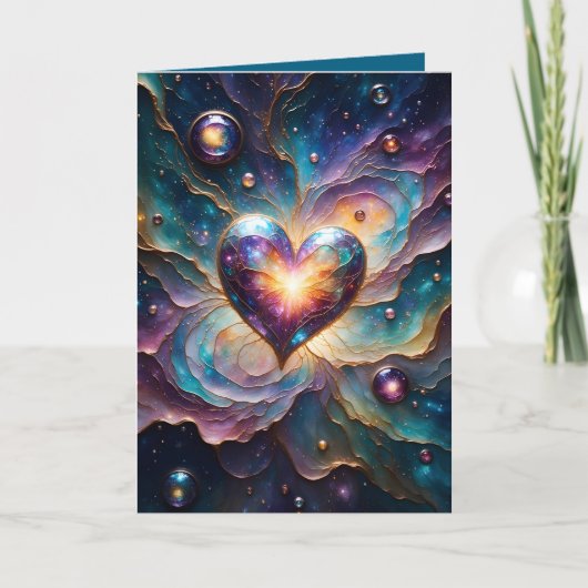 Carte Cœur galactique de l'univers (Devant)