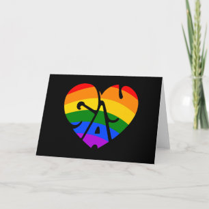 Carte Coeur gay