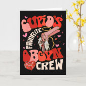 Carte Cœur Groovy Disco Cupid's Équipe Obgyn Préférée Va (Fleur jaune)