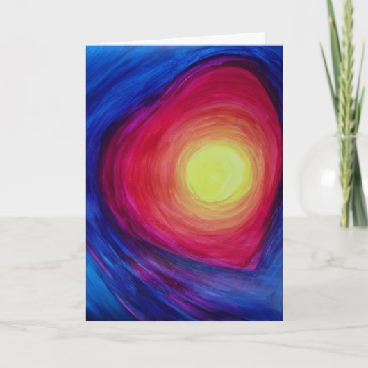 Carte Coeur Holiday (Devant)