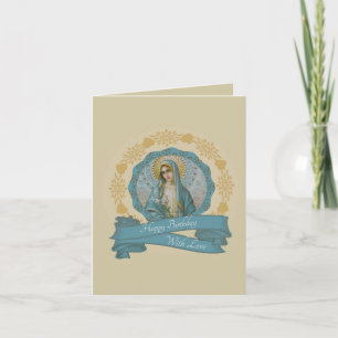Carte Cœur immaculé de Marie personnalisable