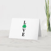 Carte COEUR Irlande Tout Usage Blank (Devant)