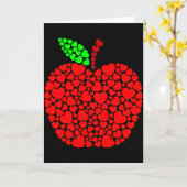 Carte Cœur Mignon Apple Rouge Hommes Femmes Drôle Saint- (Fleur jaune)