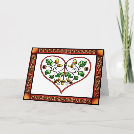 Carte Coeur Oakleaf (Devant)