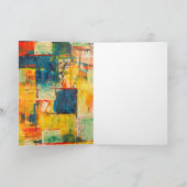 Carte Coeur peint, Thanksgiving (Intérieur)