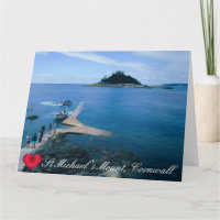 Cœur personnalisé St Michaels Mount Cornouailles a