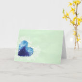 Carte Coeur pour vous (Fleur jaune)