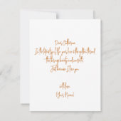 Carte Cœur qui dégouline d'or Juste parce que je t'aime (Dos)