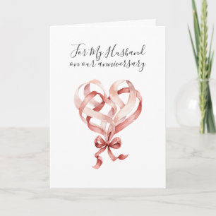 Carte Cœur rose rouge de Saint-Valentin romantique Je t'