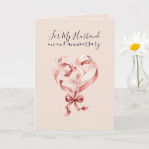 Carte Cœur rose rouge de Saint-Valentin romantique Je t'