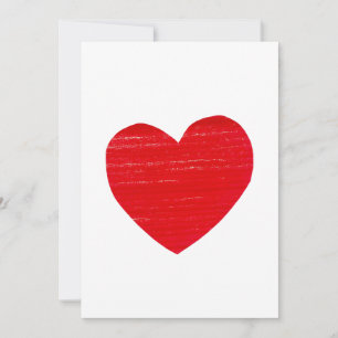 Carte Coeur Rouge